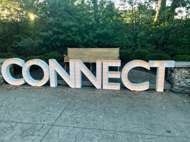 Connect letter cut