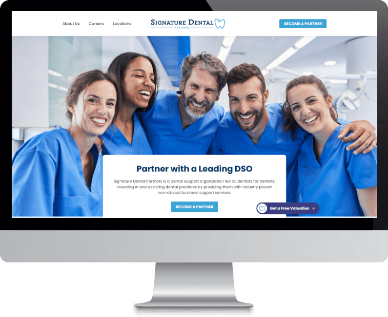 Signature Dental Partners Website Design & Development