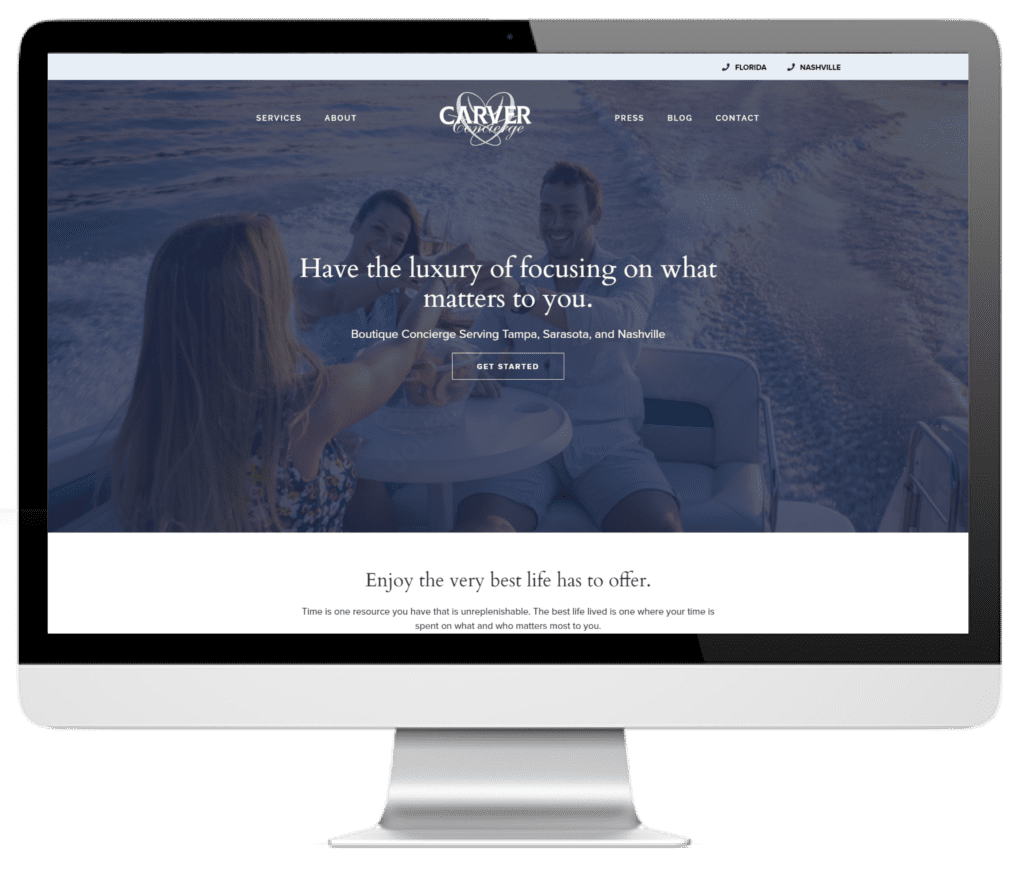 Hammersmith Support | Client Highlight: Carver Concierge CarverConcierge.com Website Redesign
