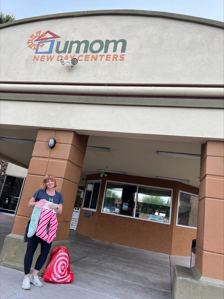UMOM stocking drive