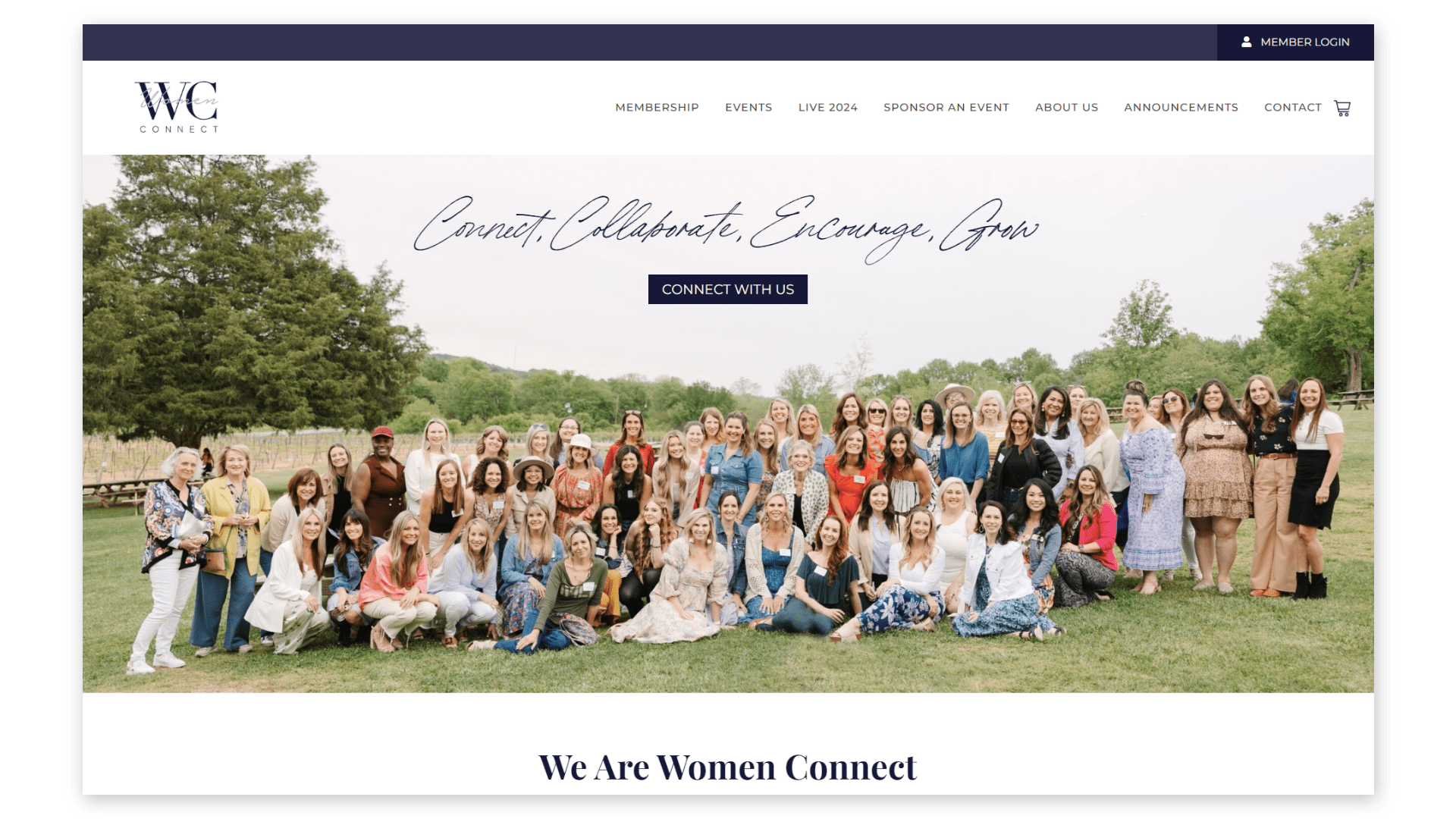 Women Connect Website Design & Development