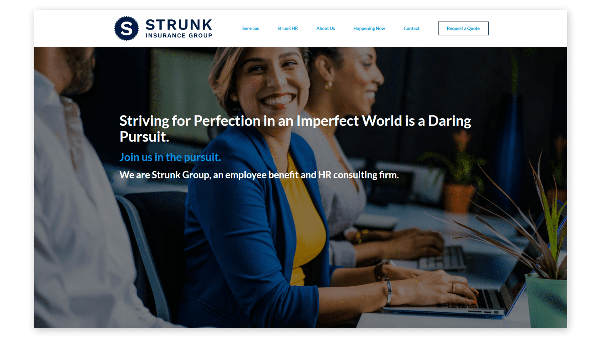 Strunk Insurance Website Design & Development