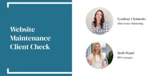 Website Maintenance Client Check-In