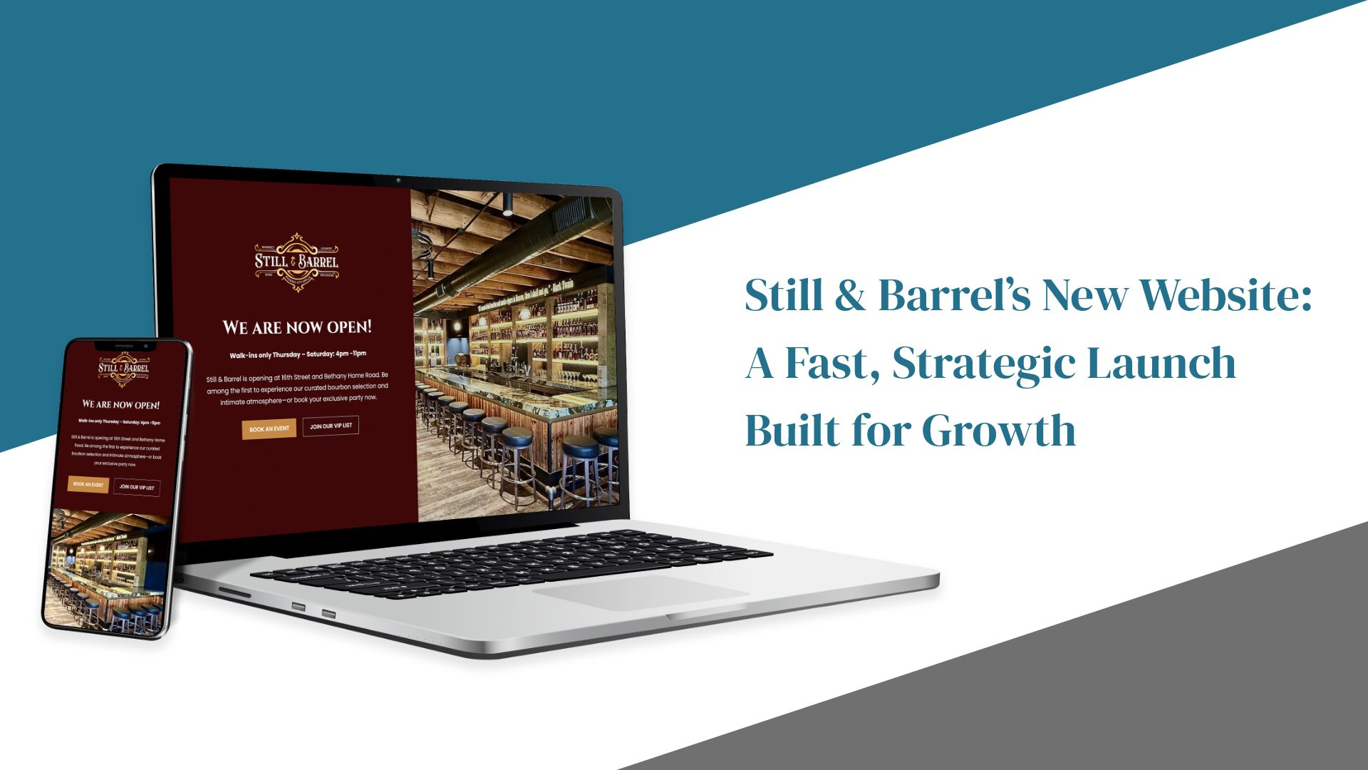 Hammersmith Support|Still & Barrel’s New Website: A Fast, Strategic Launch Built for Growth